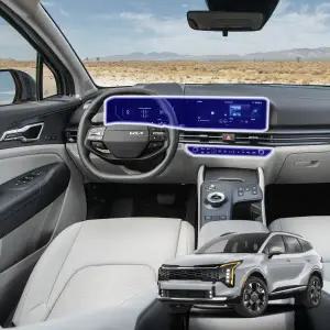 Brov 기아 스포티지 NQ5 F/L 차량용 내비게이션 논글레어 지문방지 보호필름 무광 액정보호