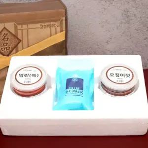 HACCP인증  젓갈 2종세트 명란젓 특)400g+오징어젓400g)