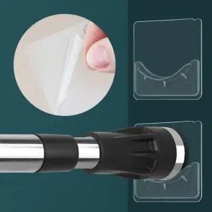 2p압축봉스티커 투명스티커 거실 생활필수템 2p 부착식 2단 (WFKBIY3)