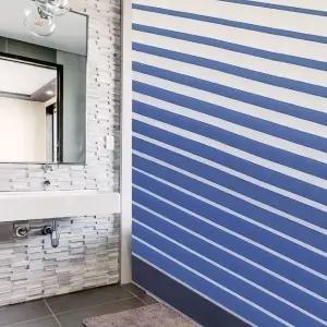 고품질 대 샤워 스트라이프 커튼 (WFKBK2N)