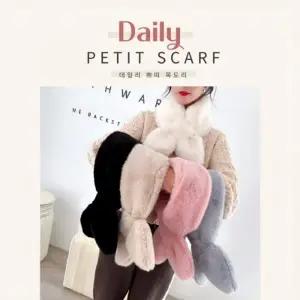 별별창고G 쁘띠 페이크퍼 머플러 겨울 목도리 짧은 디자인 따뜻한 방한템