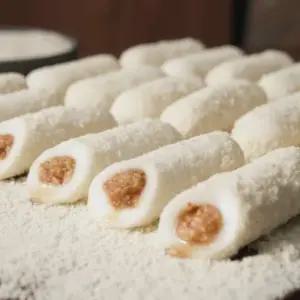 전통 방앗간 참깨 꿀 가래떡 국내산 HACCP 개별포장 60gx10개  굳지않는 전통떡 간식