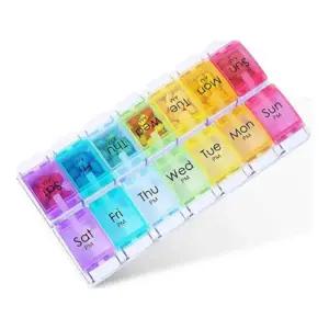 [골드스마일]휴대용 요일별 약통 데일리 약통 오전오후 약케이스