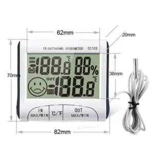 (대동)냉장고온도계DC103 -50~70도 온습도센서1M WB1AE73