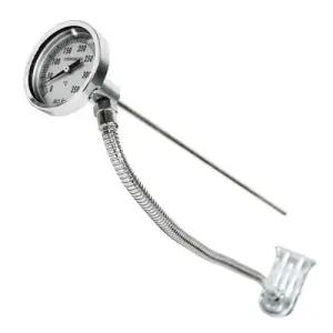 기름온도계 센서 45cm 집게 자바라 45cm 0~350도 튀김 WB1CFE6