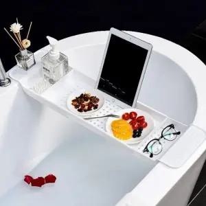 선반 욕조 트레이 길이조절 반식욕 욕실 거치대 (WFKBRYM)