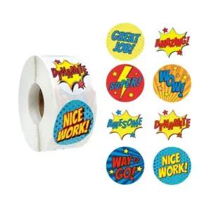 구디백 선물포장 땡큐스티커 감사스티커 파워 동기부여 답례품 생일선물 응원