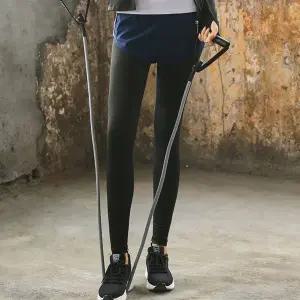 여자 스포츠 운동 바지 요가 하의 레깅스 위에 반바지 트레이닝팬츠