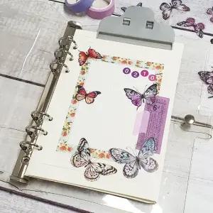 고품질 스티커 세트 40P 나비 보라나비 (WFKBKOG)