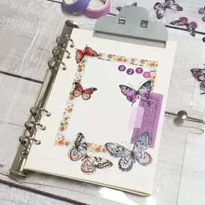 스티커 세트 40P 나비 보라나비 (WFKBKOG)