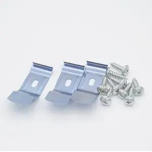 이중커튼브라켓 커튼꺽쇠 원룸 스냅세트 이중 노피스걸이 비밀 (WFKBW11)