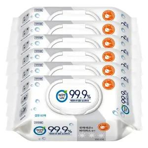 깨끗한나라 클린 손소독 티슈 캡형 60매 X 6개