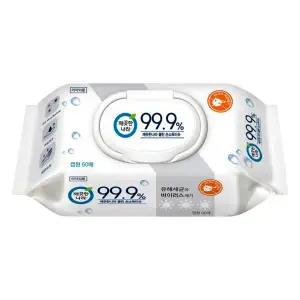 깨끗한나라 클린 손소독 티슈 캡형 60매