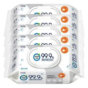 깨끗한나라 클린 손소독 티슈 캡형 60매 X 5개