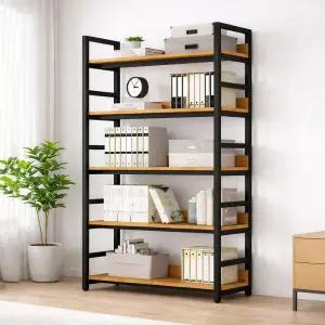 아트박스/가구느낌 리버책장 5단 1100 철제 책꽂이 인테리어