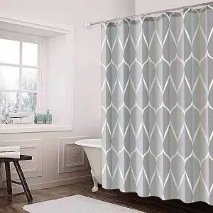 헬스장물방울샤워커튼 화장실 부스 비닐 불투명 물방울욕조커튼 워터드랍