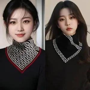 PW12 넥워머 기모 겨울 목도리 방한 스카프 여성 골프 등산용