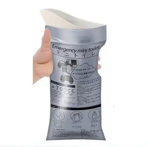 야외일회용소변기 일회용소변기 응고제있는 노지 야외 비상용소변기 700ml (WFKC0DN)