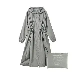 2WAY 파우치 그레이 여성용 일본 레인코트 정품 세트 (WFKC27Z)