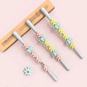 핏바디 마사지 스틱 봉 바 롤러 릴렉스 림프절 바디 종아리 허벅지 어깨 뉴로 뱀부 웨이브