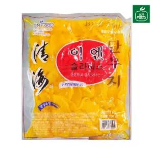 이엔푸드 슬라이스 단무지 1kg