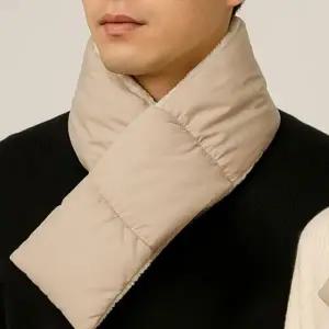 부드러운 패딩 목도리 겨울 방한 패딩 스카프 넥워머 보온 목도리 기모 머플러 패딩 폭신 초경량 겨울