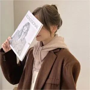 페이크후드 니트 바라클라바 후드넥워머 방한워머 겨울