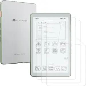 Futanwei for Viwoods AiPaper 리더 화면 보호기 [3팩] HD 클리어 소프트 PET 필름 [지문 방지] [스크래치