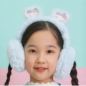 시나모롤 아동귀마개 글리터 여아 귀도리 방한 귀마개