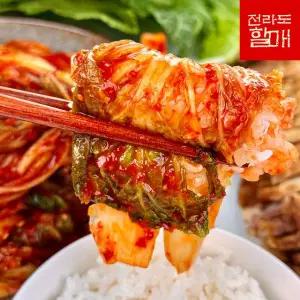 전라도할매 국내산 프리미엄 봄동 겉절이 3kg