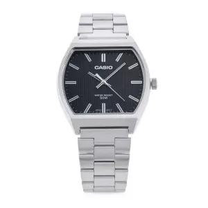 남녀공용 아날로그 스퀘어 메탈 손목 시계(MTP B140D 1AVDF)