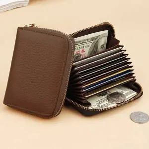 [하프클럽/]카드지갑 가죽지갑 아코디언 명함 디자인 카드홀더