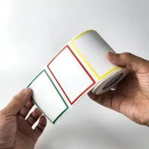 견출지 컬러 롤타입 6x9cm 대형 300p 스티커 라벨 (WFKC2W8)