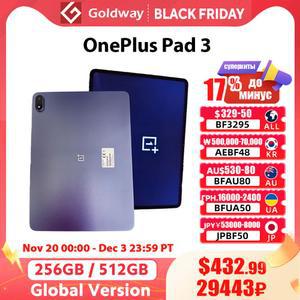 글로벌 버전 원플러스 패드 3 스냅드래곤 8 엘리트 13.2인치 3.4K 144Hz 디스플레이 13MP 카메라 12140mAh 배터리 안드로이드 와이파이 태블릿