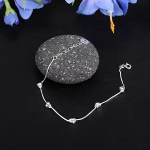 슬림 하트 순은 팔찌 시후주얼리 추천제품 큐티 인기템 Bc 라인 데일리