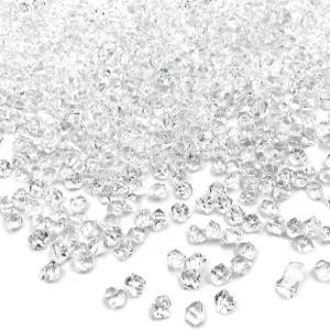 LYFJXX 재사용 가능한 가짜 얼음 2500개 6 x 9mm 테이블 산란용 암석 결정 보물 보석 꽃병 필러 웨딩 사진