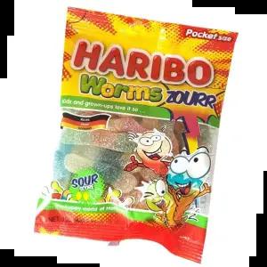 수입젤리 하리보 웜즈 사우어 x 10개입 1박스 HARIBO 젤리 80g