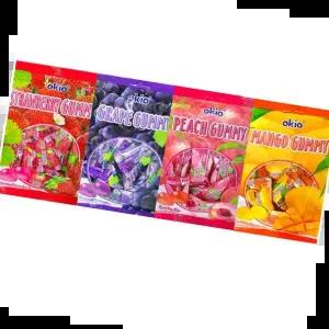 과일젤리 오키오젤리4종 딸기+포도+피치+망고(1개씩)
