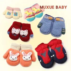 무슈베이비 깜찍한 벙어리 유아/아동장갑