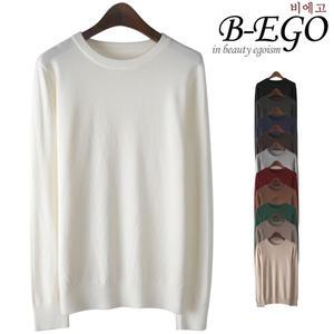 Y706_울혼방 베이직 라운드 니트