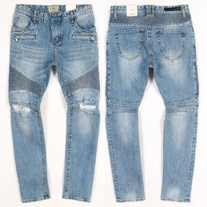 제이로드 CK8307 라이더 빅사이즈  남자청바지 프리미엄 바이커 슬림 일자 중청