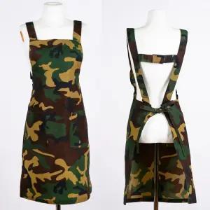 밀리터리 X형 앞치마 식당 서빙 주방 공방 KAE76