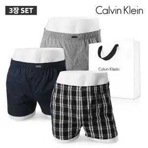 [캘빈클라인 언더웨어] NB4006 트렁크 실속세트 3PACK 쇼핑백증정