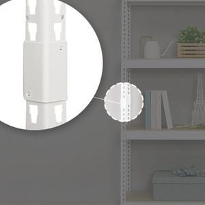 스피드랙 전용 기둥 연결 브라켓 부품 / 4개입 구성