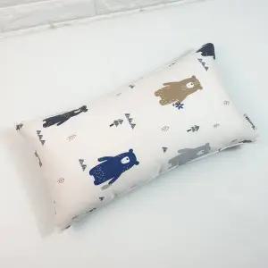 우리가 수제 순면 곰돌이 푹신한 유아,편백,메밀 베개커버 20x40