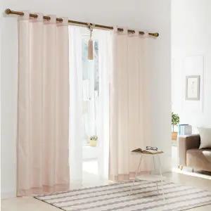 프렌치암막커튼 (대형) 2장 + 플레인봉4단