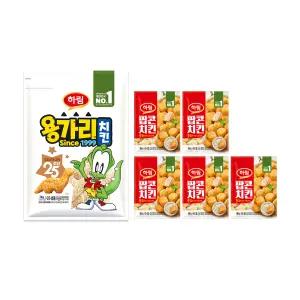 하림 용가리치킨 1kg + 팝콘치킨 180g 5개