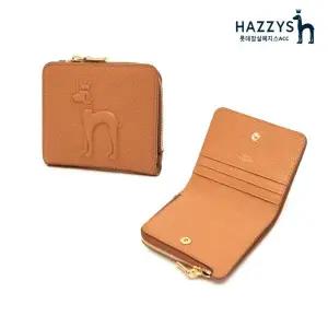 [롯데백화점]헤지스ACC [인기신상] HIWA3E252W2_브라운 퍼피 엠보 라운드지퍼 반지갑