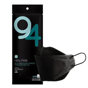 힐메이드 3D KF94 황사방역 마스크 블랙 (50매/대형중형)