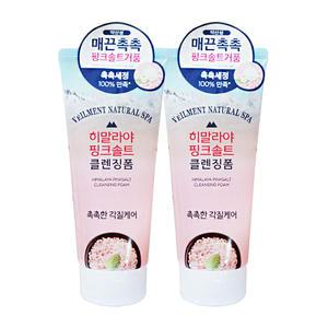 엘지 온더바디 벨먼 내추럴 스파 히말라야 핑크솔트 클렌징폼 200ml 2개